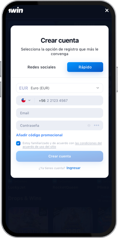 1win casino descargar