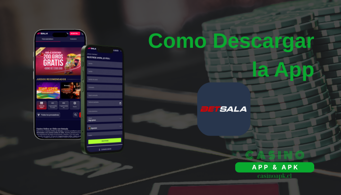 Cómo descargar la aplicación Betsala